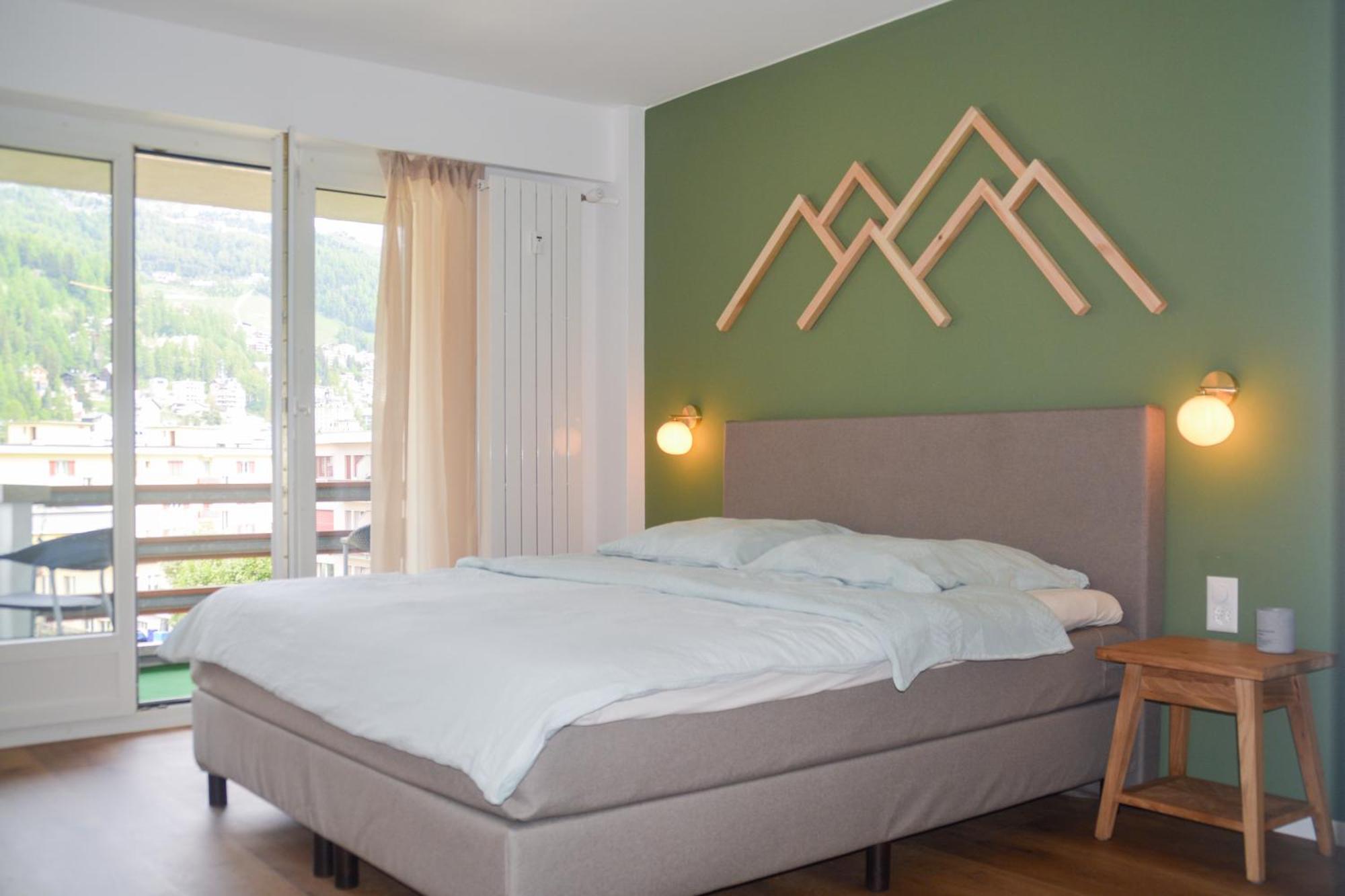 Swissme - Neu-Seeblick-Balkon-Parkplatz-Nahe Bergbahn St Moritz Exterior foto