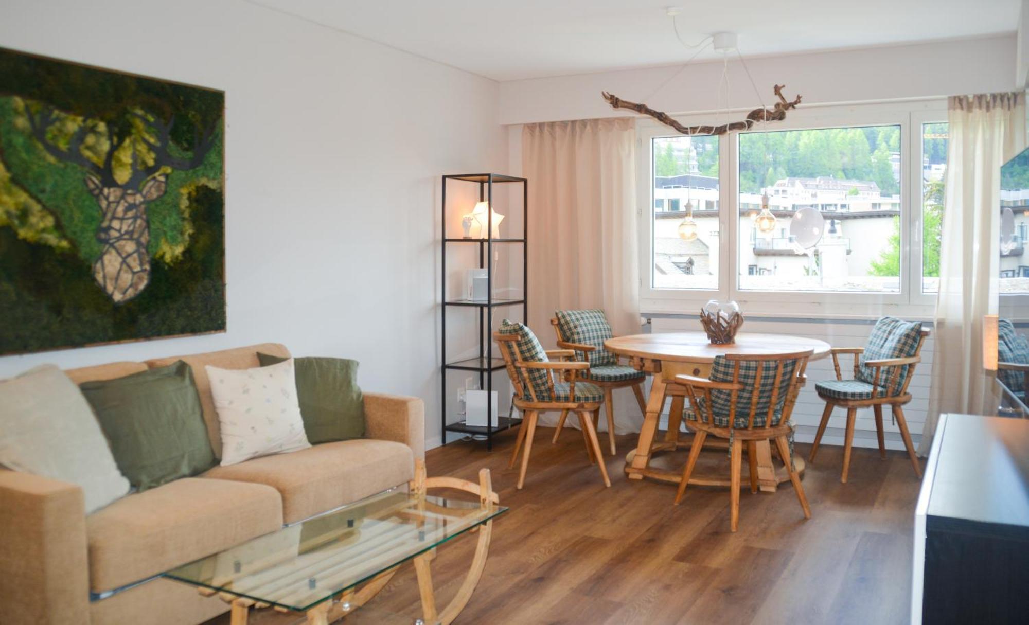 Swissme - Neu-Seeblick-Balkon-Parkplatz-Nahe Bergbahn St Moritz Exterior foto